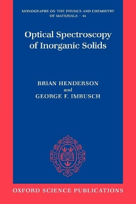 Book cover for Optical Spectroscopy of Inorganic Solids