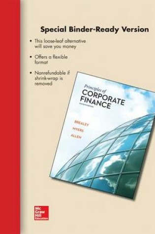 Cover of Loose Leaf Principles of Corporate Finance with Fingame 5.0 Participant's Manual