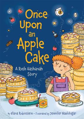 Book cover for Once Upon an Apple Cake: A Rosh Hashanah Story