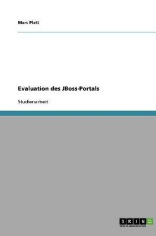 Cover of Evaluation des JBoss-Portals