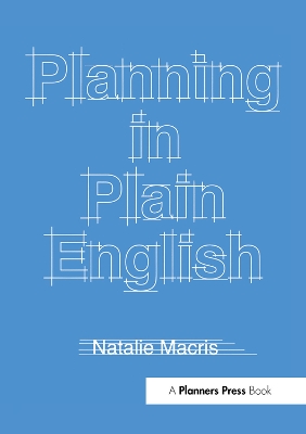 Book cover for Planning in Plain English