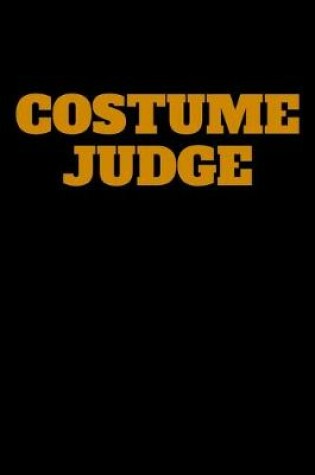 Cover of Costume Judge