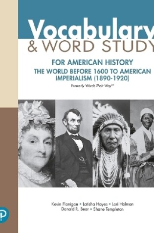Cover of Vocabulary and Word Study for American History
