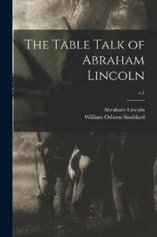 Cover of The Table Talk of Abraham Lincoln; c.4