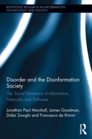 Cover of Disorder and the Disinformation Society