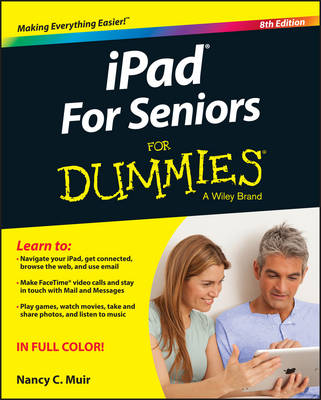 Book cover for iPad For Seniors For Dummies