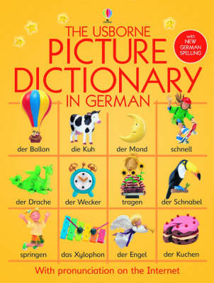 Book cover for Usborne Picture Dictionary in German