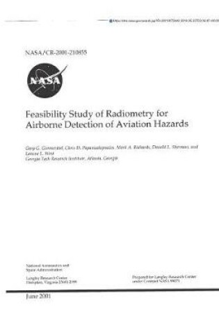 Cover of Feasibility Study of Radiometry for Airborne Detection of Aviation Hazards