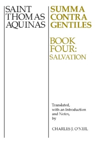 Cover of Summa Contra Gentiles
