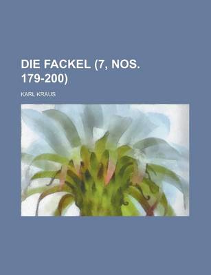 Book cover for Die Fackel (7, Nos. 179-200)