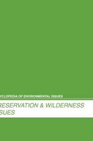 Cover of Preservation & Wilderness