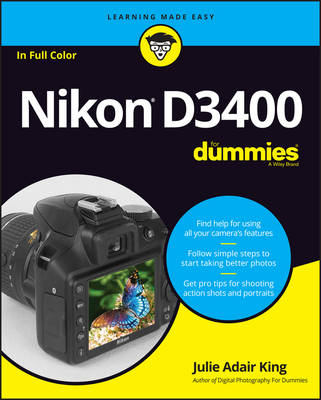 Book cover for Nikon D3400 For Dummies