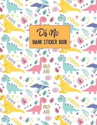 Book cover for Dino Blank Sticker Book