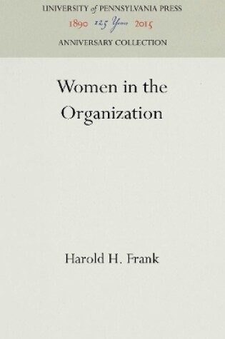 Cover of Women in the Organization