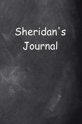 Cover of Sheridan Personalized Name Journal Custom Name Gift Idea Sheridan