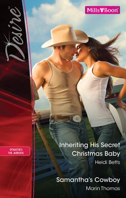 Book cover for Inheriting His Secret Christmas Baby/Samantha's Cowboy