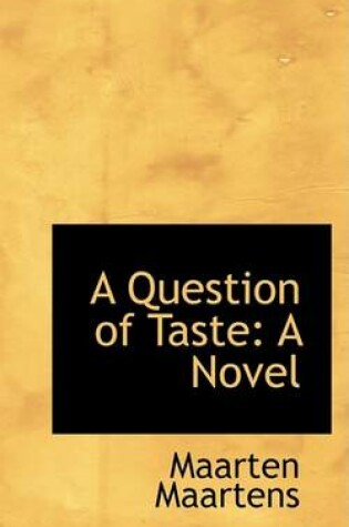 Cover of A Question of Taste