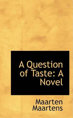 Book cover for A Question of Taste