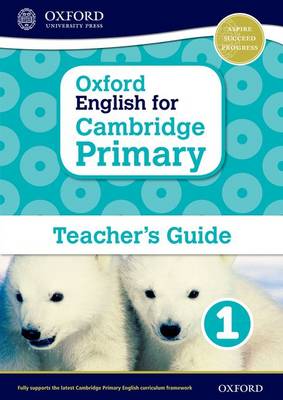 Book cover for Oxford English for Cambridge Primary Teacher book 1