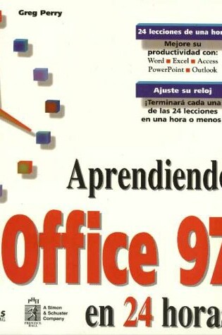 Cover of Aprendiendo Ms Office 97 En 24