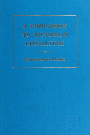 Cover of Companion to Victorian Literature