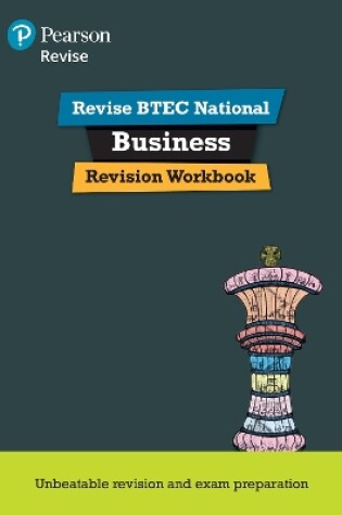 Cover of Pearson REVISE BTEC National Business Revision Workbook - for 2025 exams