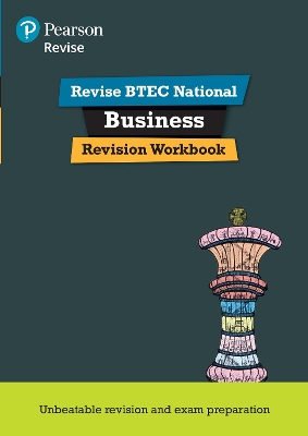 Cover of Pearson REVISE BTEC National Business Revision Workbook - for 2025 exams