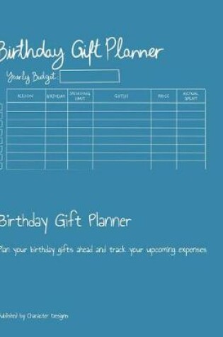 Cover of Birthday Gift Planner