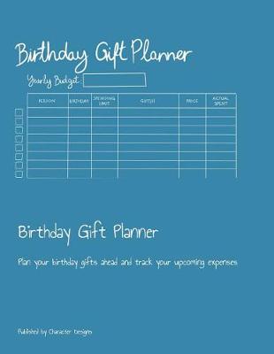 Book cover for Birthday Gift Planner