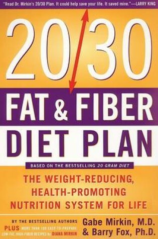 Cover of 20/30 Fat and Fiber Diet Plan