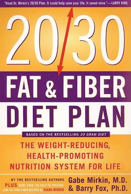 Book cover for 20/30 Fat and Fiber Diet Plan