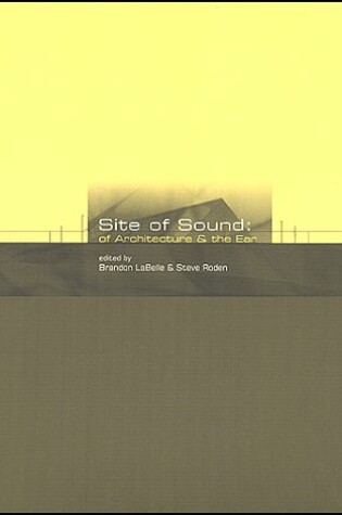 Cover of Site of Sound