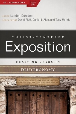 Cover of Exalting Jesus in Deuteronomy