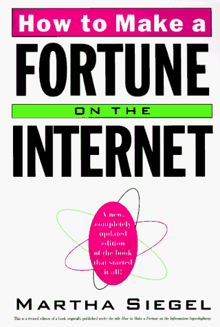 Book cover for How to Make a Fortune on the Internet
