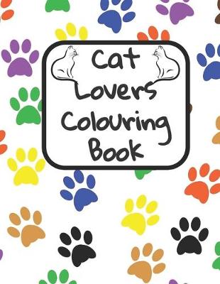 Book cover for Cat Lovers colouring book