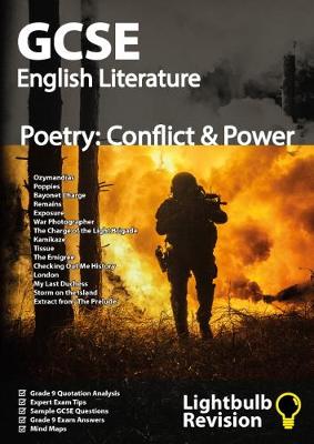 Book cover for GCSE English - Poetry: Conflict & Power - Revision Guide