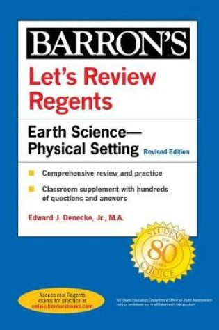 Cover of Let's Review Regents: Earth Science--Physical Setting Revised Edition