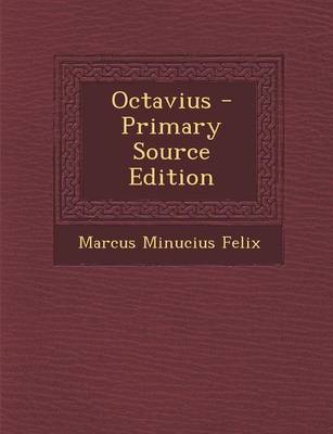 Book cover for Octavius - Primary Source Edition