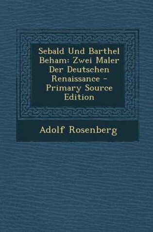 Cover of Sebald Und Barthel Beham