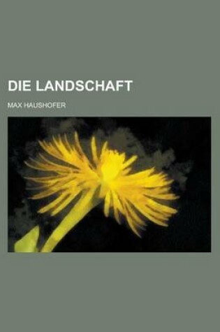 Cover of Die Landschaft