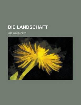 Book cover for Die Landschaft