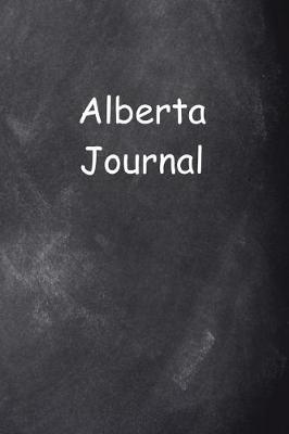 Book cover for Alberta Journal Chalkboard Design