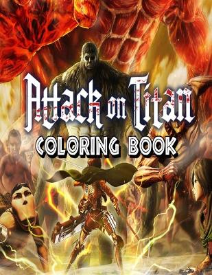 Book cover for Attack on Titan Coloring Book