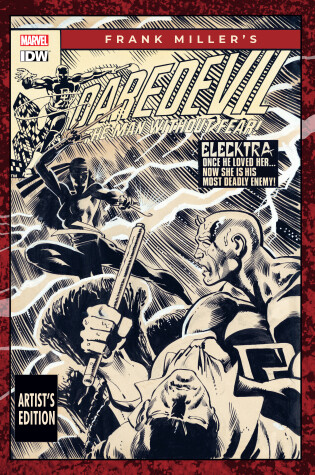 Cover of Frank Miller's Daredevil Artist's Edition