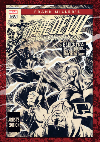 Book cover for Frank Miller's Daredevil Artist's Edition