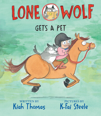 Book cover for Lone Wolf Gets a Pet