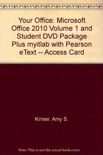 Book cover for Microsoft Office 2010, Volume 1 with Access Code