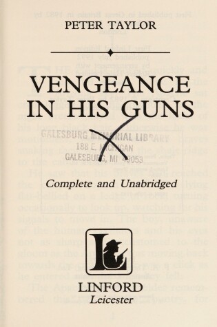 Cover of Vengeance in His Guns