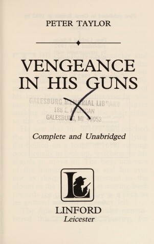 Book cover for Vengeance in His Guns