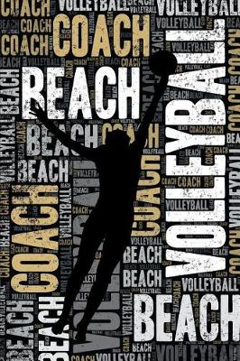 Book cover for Womens Beach Volleyball Coach Journal